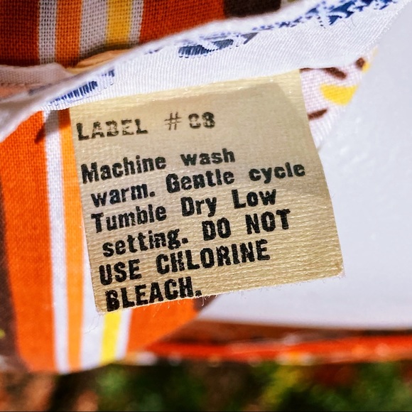 SOLD 70s Peggy Barker Flutter Sleeve Prairie Dress - Picture 8 of 10